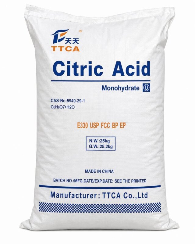Citric Acid Monohydrate 25kg TTCA
